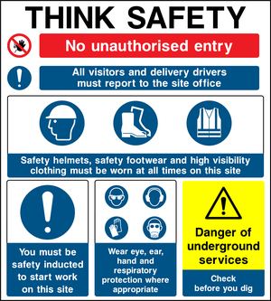 wt All visitors and delivery drivers must report to the site