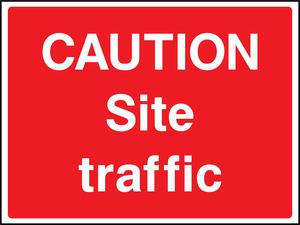 CAUTION Site traffic