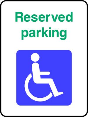 Reserved parking