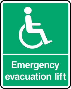 Emergency evacuation lift