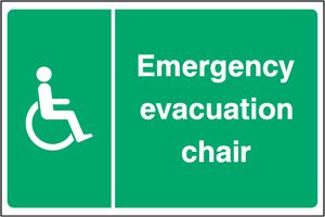 e Emergency & evacuation chair