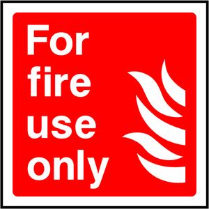 Fire Equipment Sign