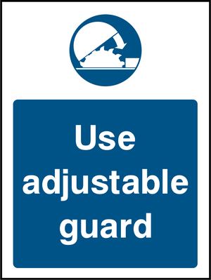 Use adjustable guard
