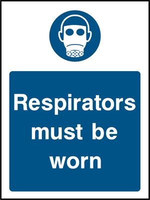 Respirators must be worn