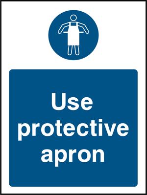 Use protective apron