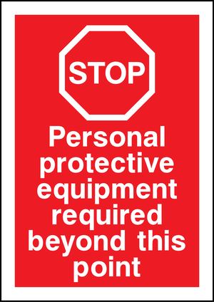 Mandatory Signs - Protective Clothing Sign