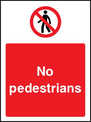 Prohibition - Access Restricted Sign