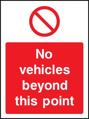Prohibition - Access Restricted Sign