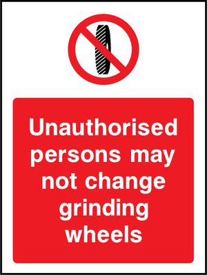 Prohibition - Machinery Sign