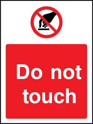 Prohibition - Machinery Sign