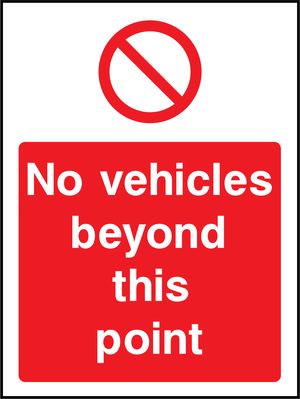 Prohibition - Machinery Sign