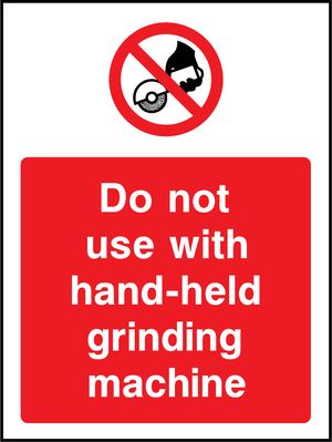 Prohibition - Machinery Sign