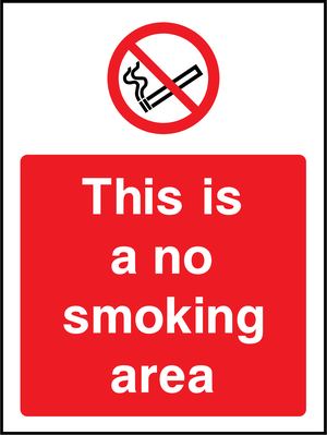 Prohibition - Smoking Sign