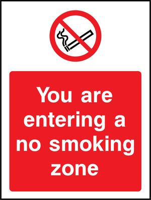 Prohibition - Smoking Sign
