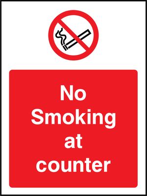 Prohibition - Smoking Sign