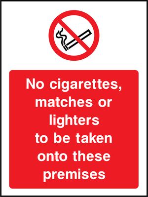 Prohibition - Smoking Sign